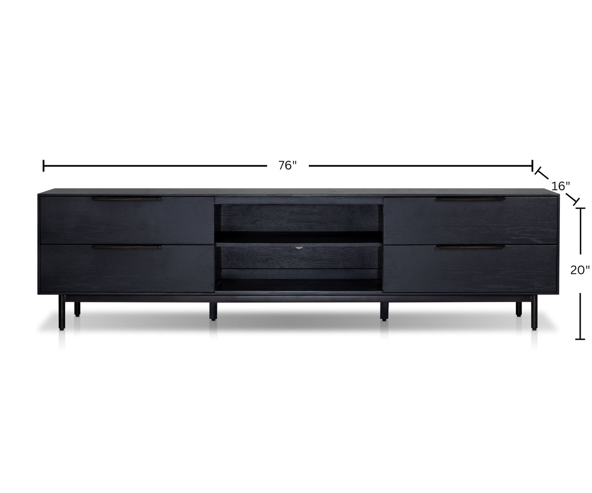 Akira TV Konsole, Schwarz