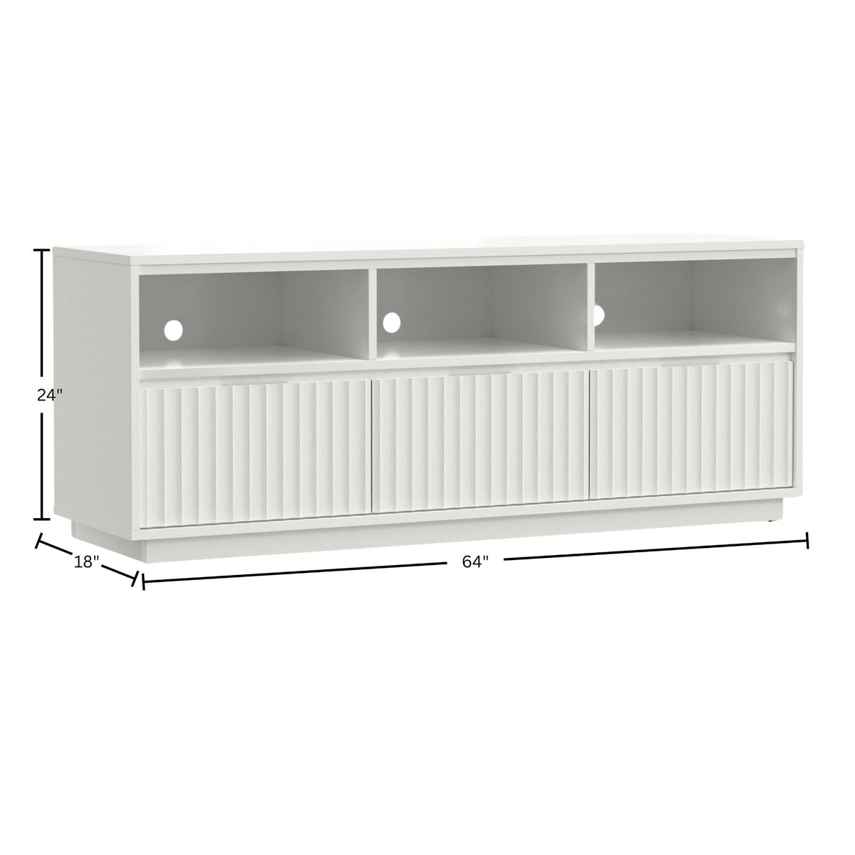 Blanca TV Konsole, Weiß