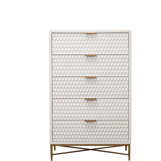 Weiße Perlenkiste