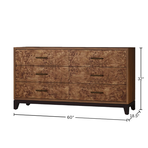 Owen Dresser mit Beinen, Walnuss