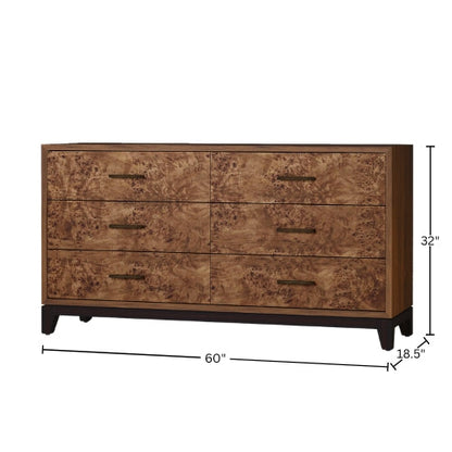Owen Dresser mit Beinen, Walnuss