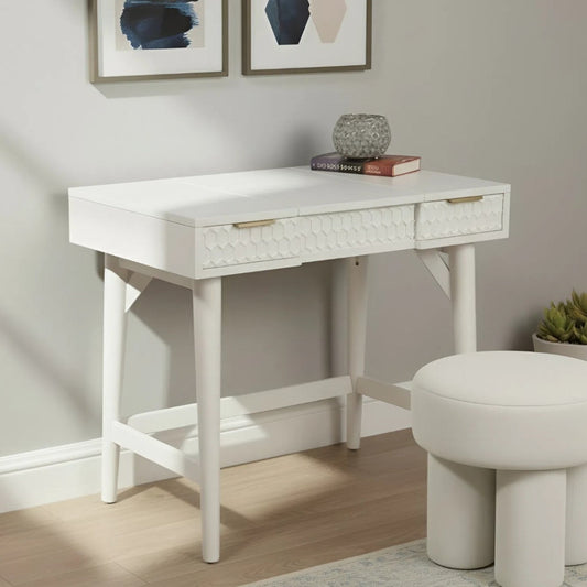 Weiß Perle Schlafzimmer Vanity Desk
