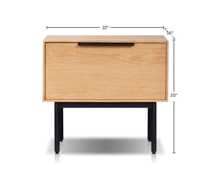 Akira Nachttisch, Light Oak
