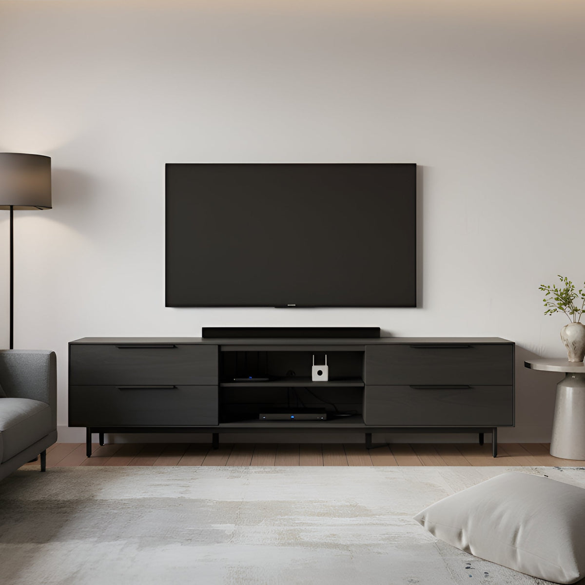 Akira TV Konsole, Schwarz