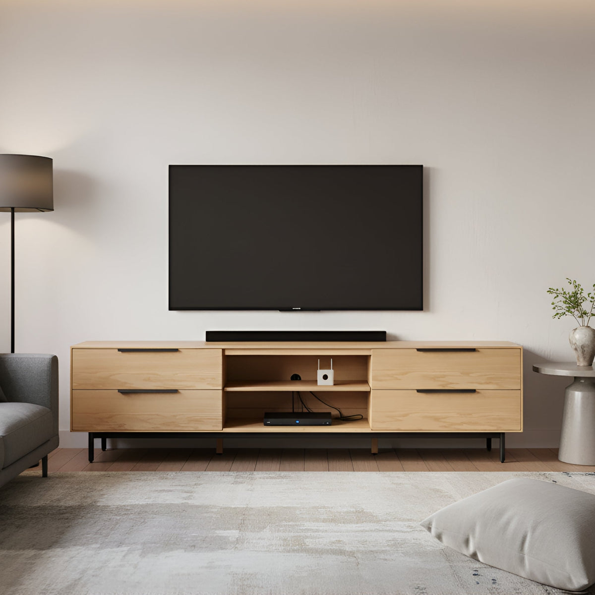 Akira TV Konsole, Light Oak