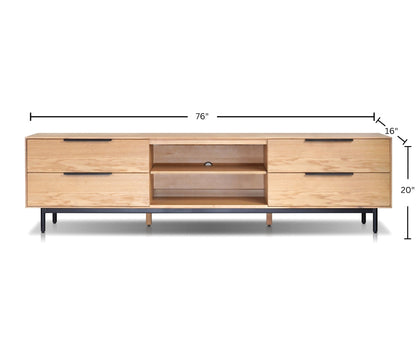Akira TV Konsole, Light Oak