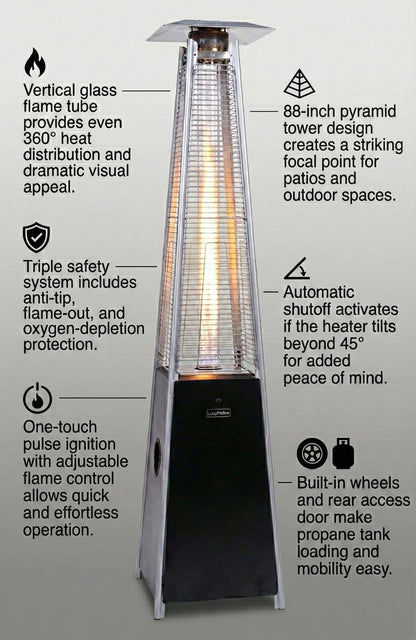 Apex Flame Outdoor Flammenwärmer, Mocha