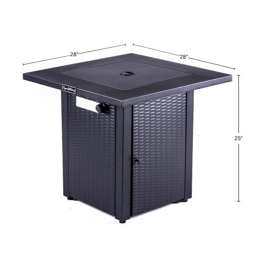 Azure 28' 2-in-1 Gasfeuerstelle & Couchtisch