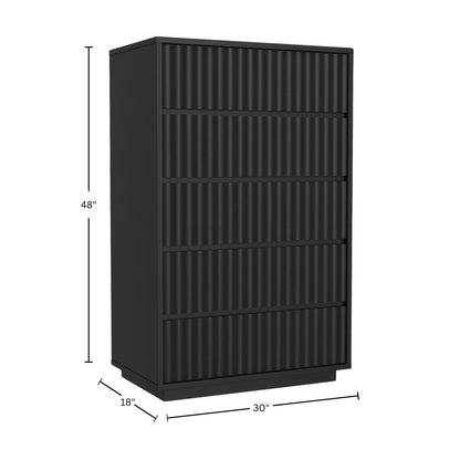 Blanca Chest, Schwarz