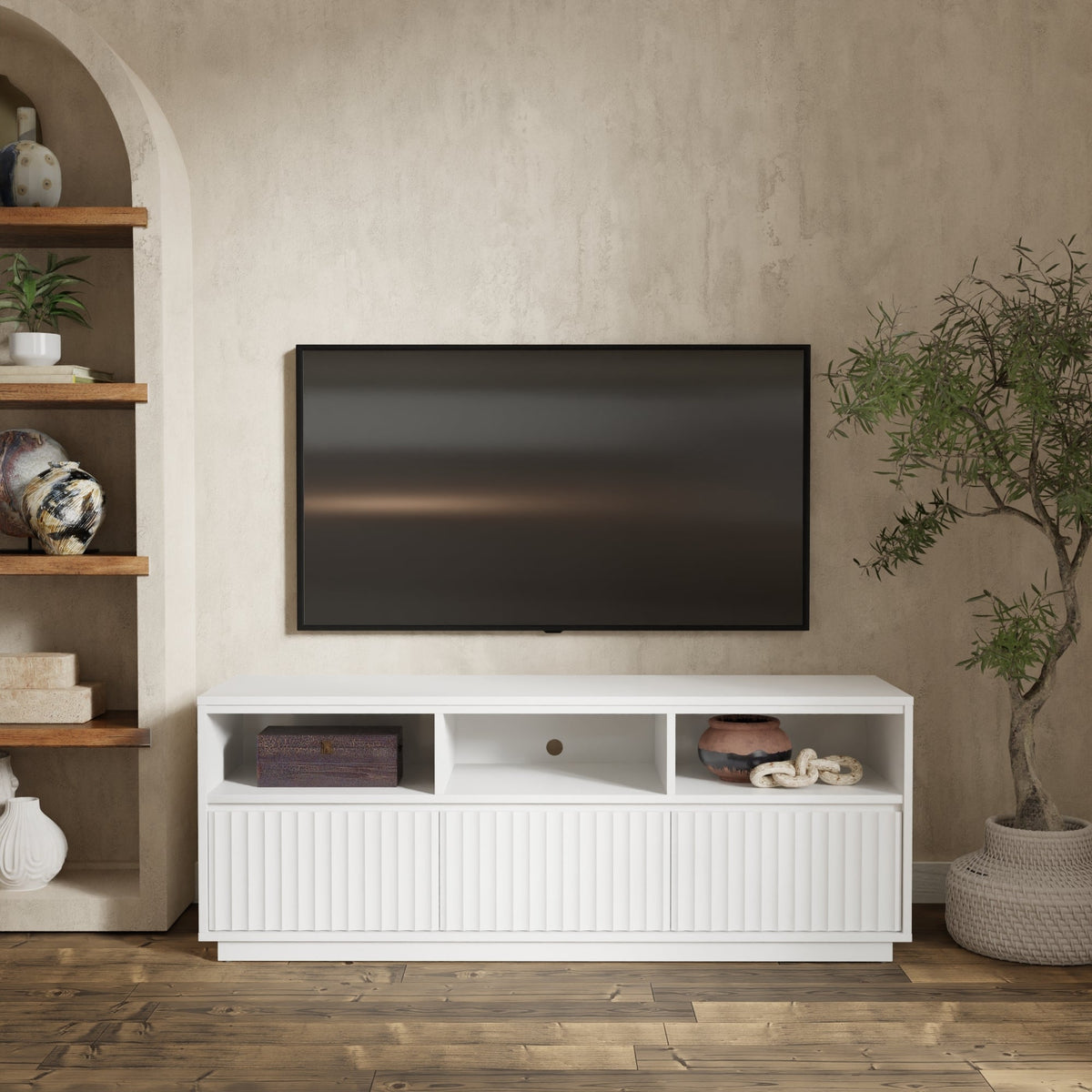 Blanca TV Konsole, Weiß