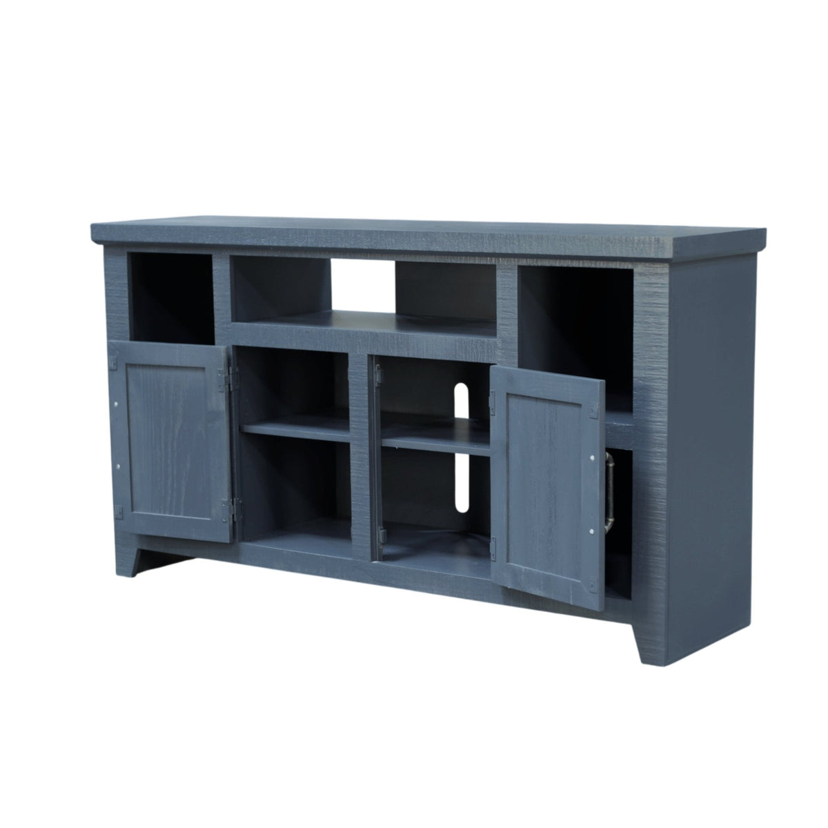 Bowen 60' TV-Konsole, Schiefergrau Blau