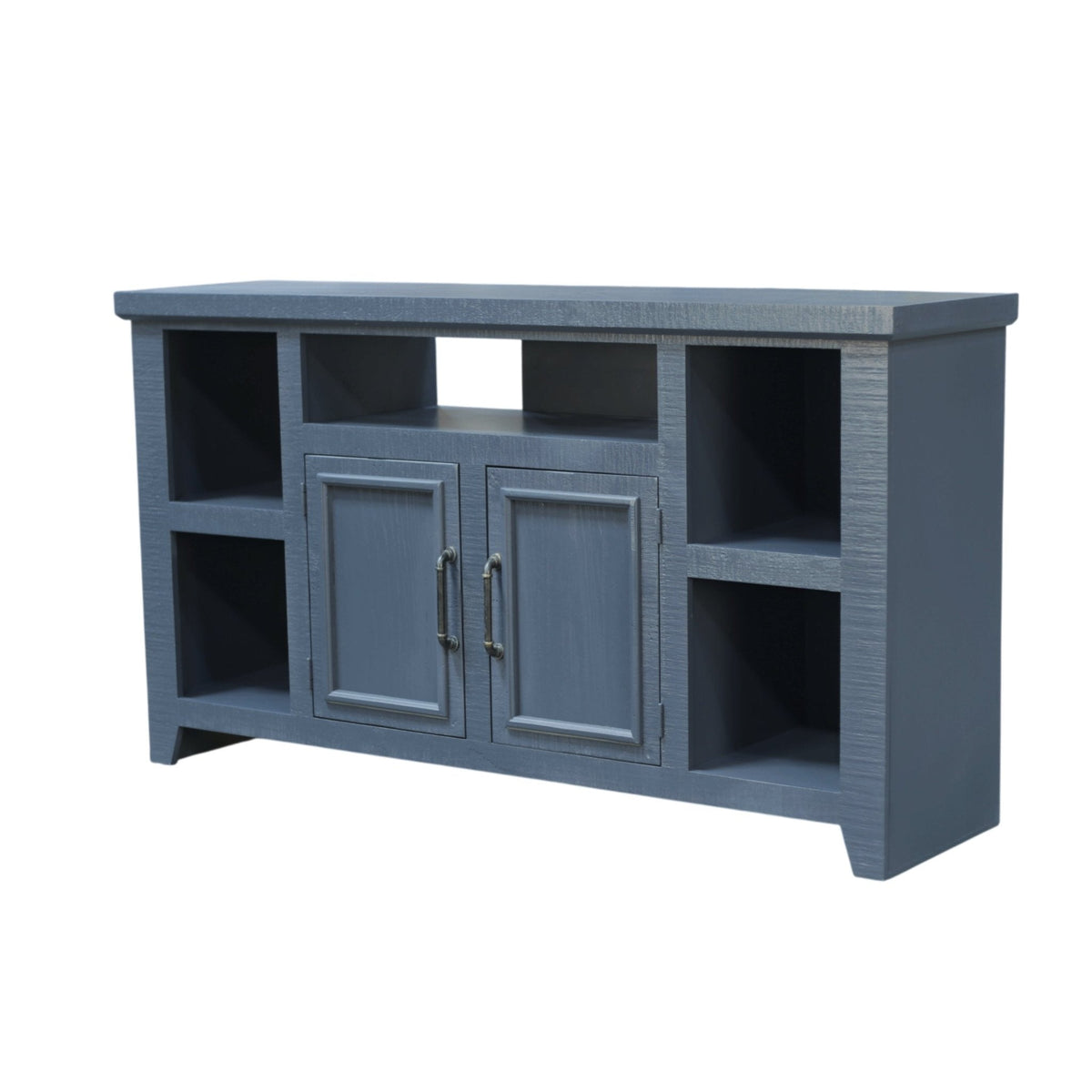 Bowen 60' TV-Konsole, Schiefergrau Blau