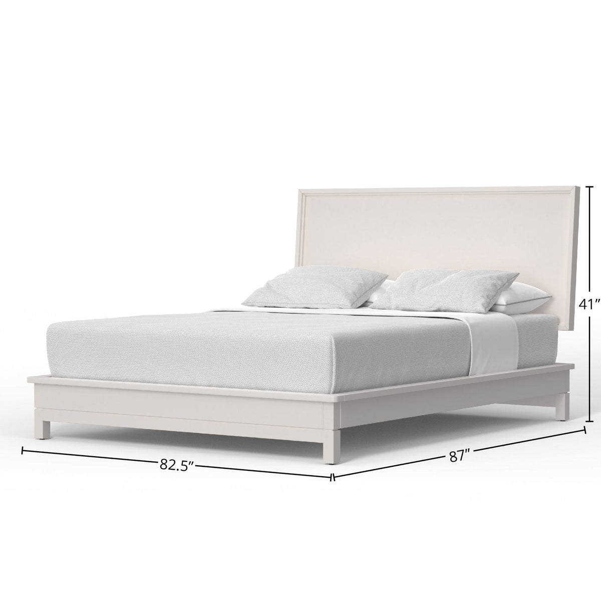 Nova Platform Bed - Chalk Weiß