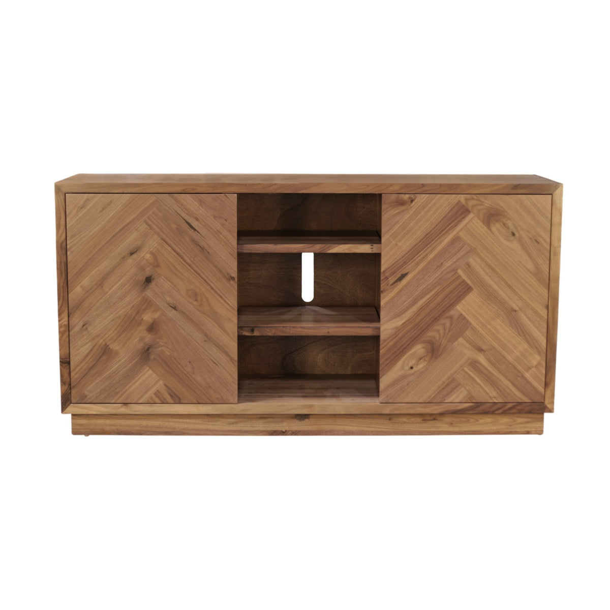 Russo 60' Modern Walnut Sideboard