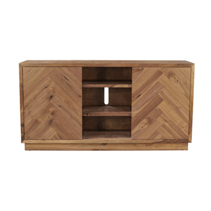 Russo 60' Modern Walnut Sideboard
