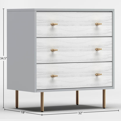 Saige Accent Chest, verwittert weiß