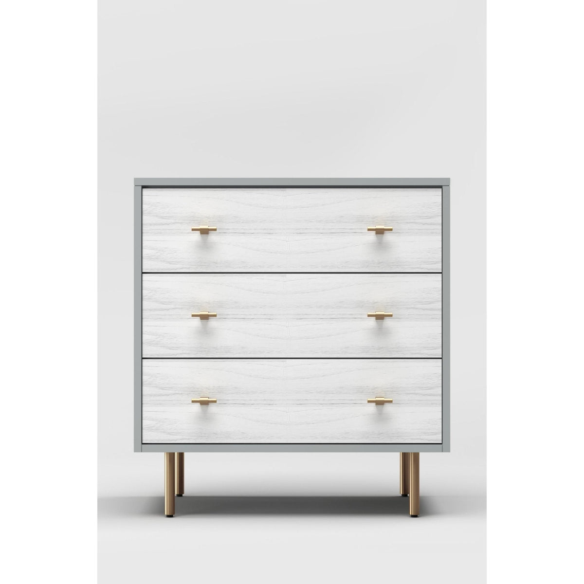 Saige Accent Chest, verwittert weiß