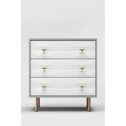 Saige Accent Chest, verwittert weiß