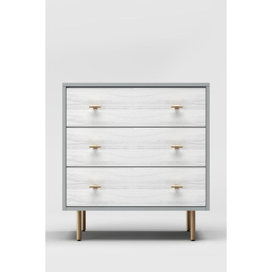 Saige Accent Chest, verwittert weiß