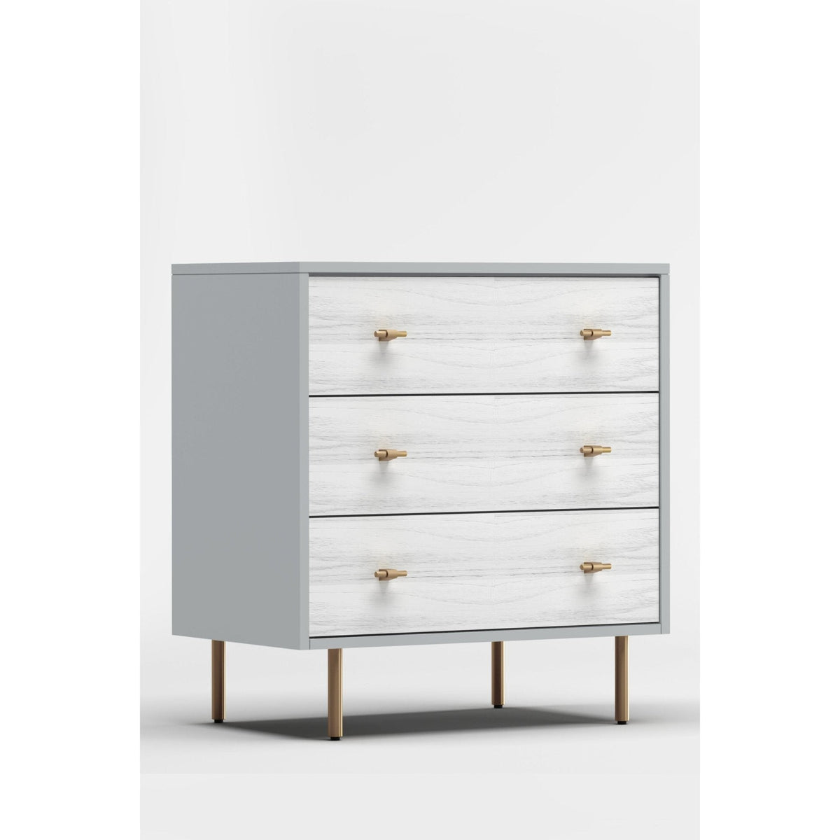 Saige Accent Chest, verwittert weiß