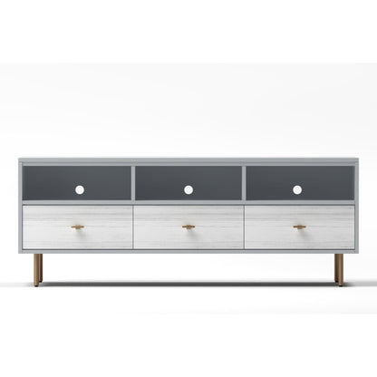 Saige TV Konsole, Weathered Weiß