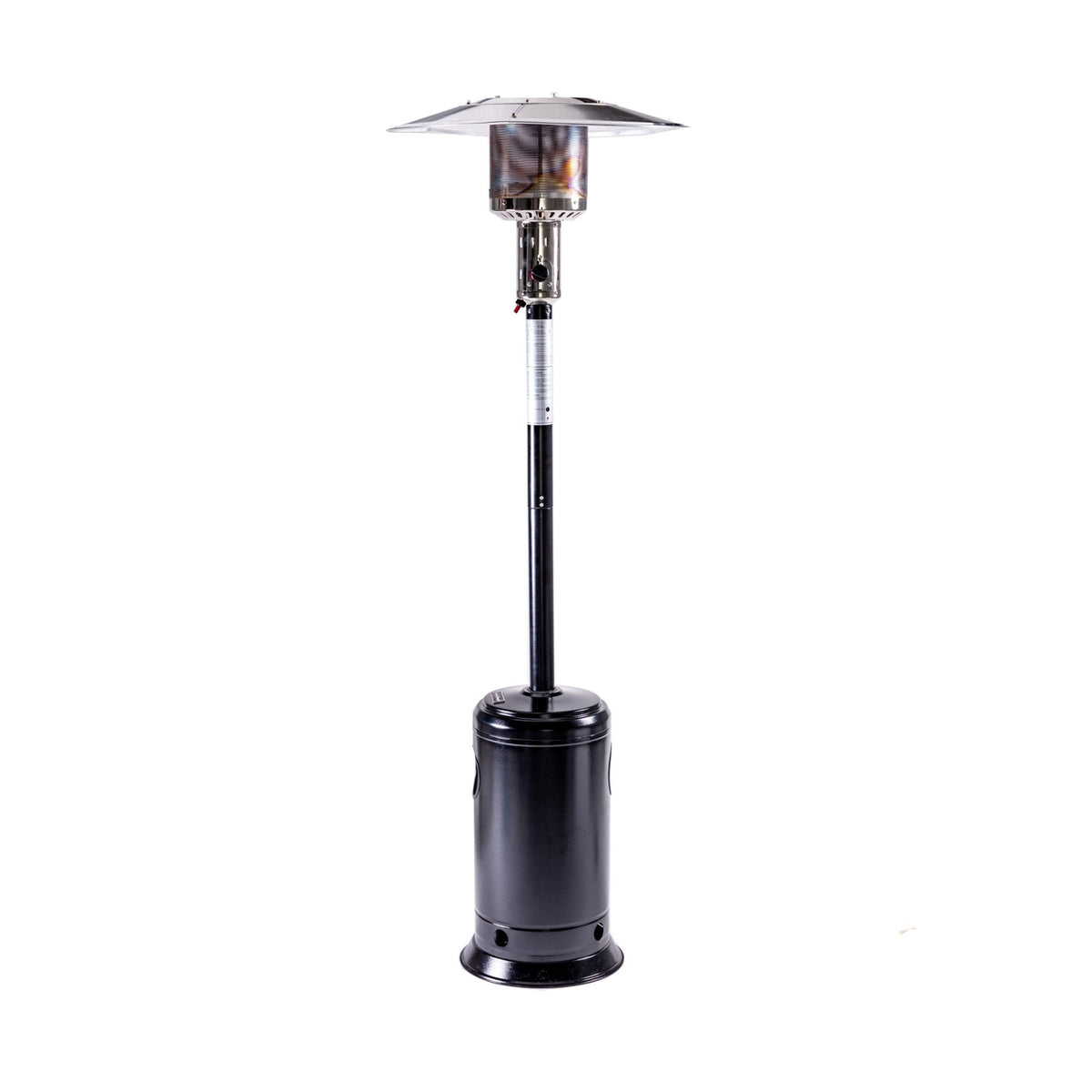 Solara Stand Patio Heater, Hammered Schwarz