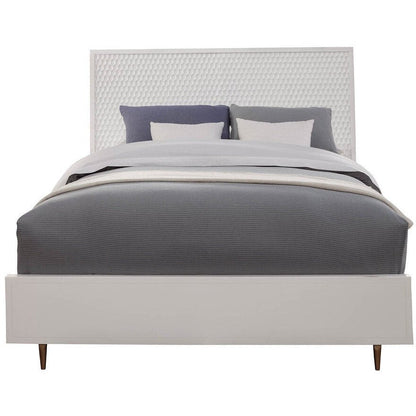 Weiße Perle Bett