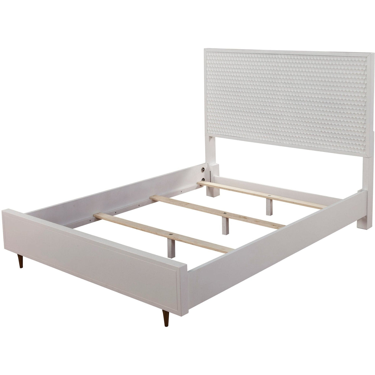 Weiße Perle Bett