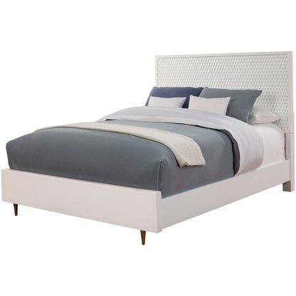Weiße Perle Bett
