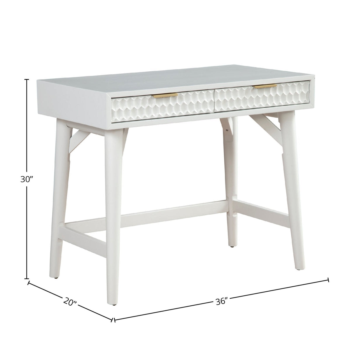 Weiß Perle Mini Desk