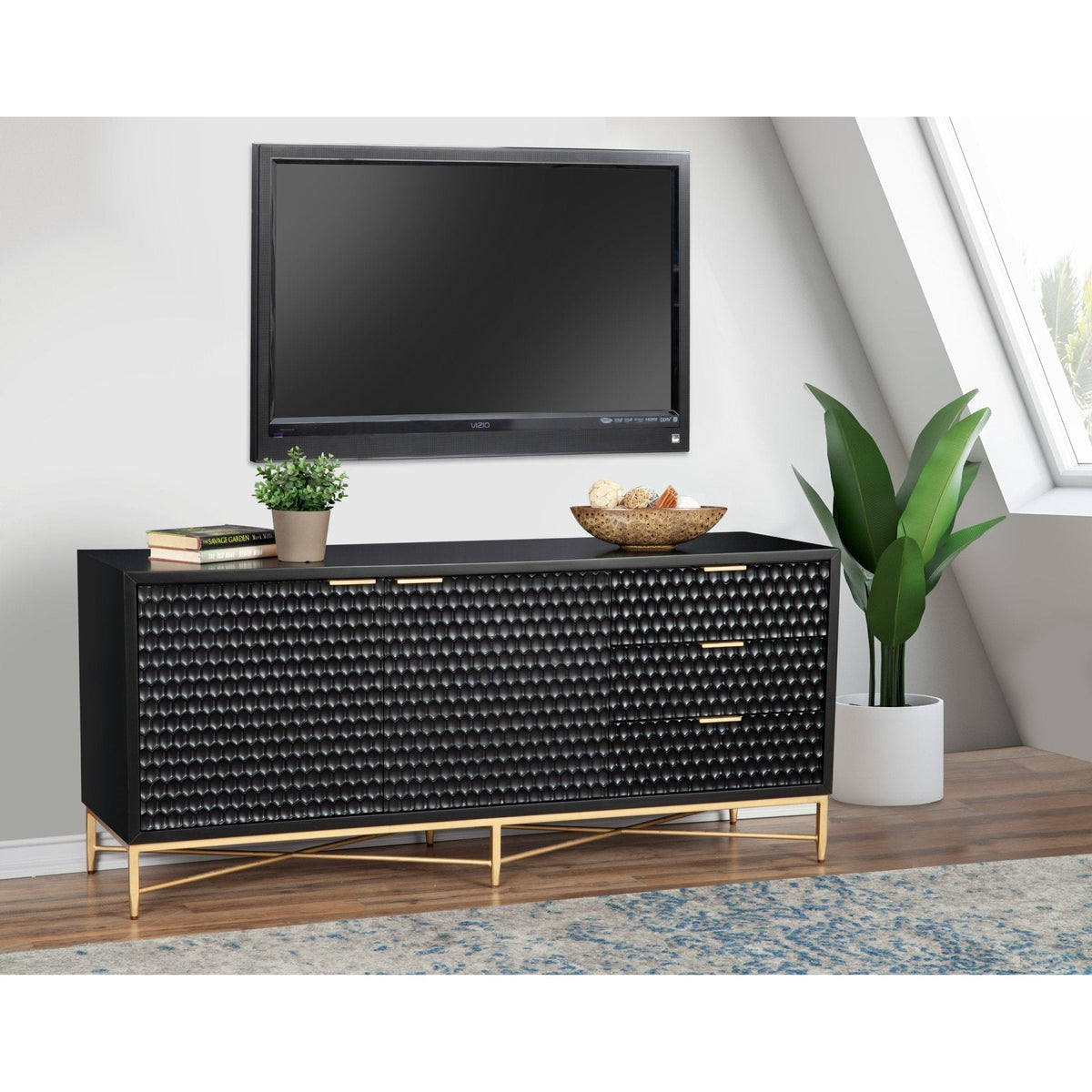 Weiß Perle TV Konsole
